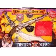 Piraten speelgoeddoos zwaarden en geweren