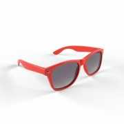 Trendy rood montuur zonnebril