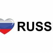 I Love Russia stickers