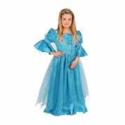 Blauwe prinses kostuum voor meisjes
