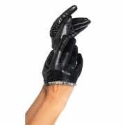 Handschoenen zwart met studs