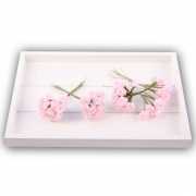 Decoratie rozen roze 12 cm