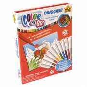 Dino kleurboeken met stiften