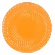 Feestartikelen borden oranje 29 cm