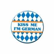 Bierfeest button Kiss me i am German