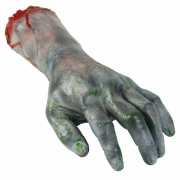 Latex zombie hand afgehakt
