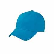 6 paneels baseball cap turquoise