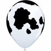 Ballon met koeien print 28 cm