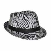 Zebra print hoeden