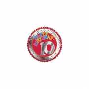 10 jaar helium ballon Happy Birthday
