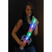 Opblaasbaar zwaard met LED licht 65 cm