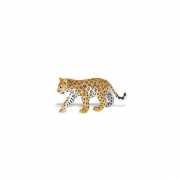 Plastic luipaard welpje speelgoed dier 16 cm