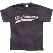 Zwart Alzheimer t shirt