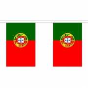 Portugal vlaggenlijn van stof 3 m
