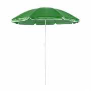 Groene strand parasol