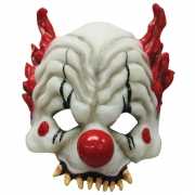 Halloween Horror clown half masker