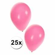 Babyshower ballonnen roze 25x