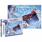 Frozen puzzel Glitter 104 stukjes