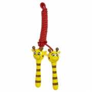 Speelgoed giraffe springtouw
