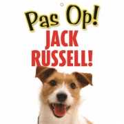 Honden waakbord pas op Jack Russell 21 x 15 cm