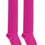 Roze lange feest sokken