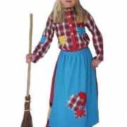 Halloween Kleurrijke heksen kostuum voor kinderen
