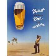 Oktoberfest Muurdecoratie Durst wird durch bier erst sch