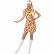 Toppers Hippie jurkje oranje voor dames