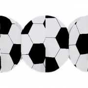 Zwart witte voetballen slinger