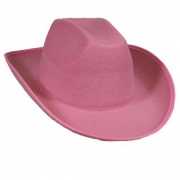 Roze western cowboyhoed