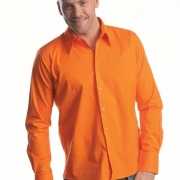 Vrije tijds shirt oranje Manhatten