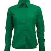 Casual groen overhemd voor dames