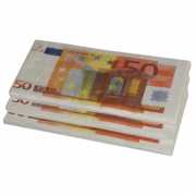 50 euro biljet servetten 10 stuks