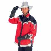 Rode cowboy overhemden
