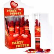 Valentijn party popper hartjes