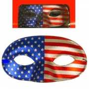 Masker voor gala in de Amerikaanse kleuren