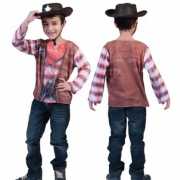 Western t shirt voor kids