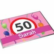 Sarah 50 jaar deurmatten