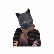 Dierenmasker zwarte kat