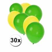 Gele en groene ballonnen pakket