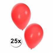 25x rode party ballonnen