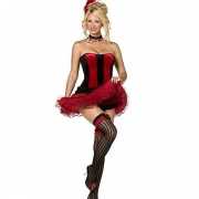 Korte dames jurkje Moulin rouge