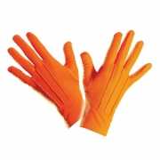 Handschoenen oranje kort