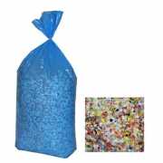 Grote zak met gekleurde confetti 10 kg