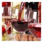 Rode wijn servetten 33 cm