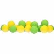 Lichtsnoer met ballen groen en geel