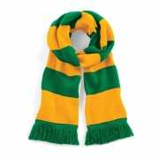 Groen met gele sjaal 182 cm