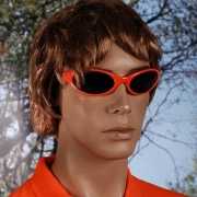 Oranje fan bril