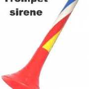 Sirene in trompet vorm