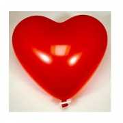 Grote rode hartjes ballonnen 54cm